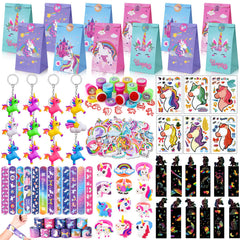 Winrayk 184Pcs unicorn party favors bags for kids' celebrations