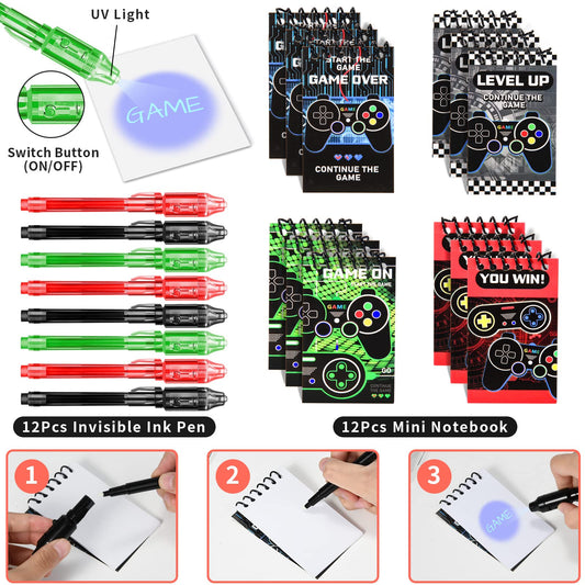 Winrayk mini notebooks for gamer notes and doodles at parties.