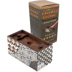 Winshare Enigma Decode front view shows hidden compartments for cash or cards