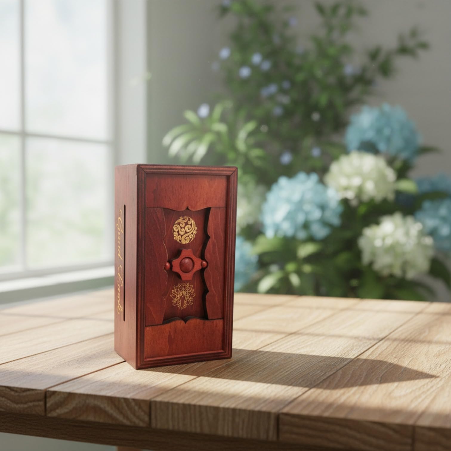 Winshare Good Luck Puzzle Box measures 6x3-2x2 inches