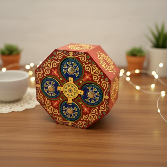 Winshare Magic Spin Box with dragon print finish enhances premium gift presentation.