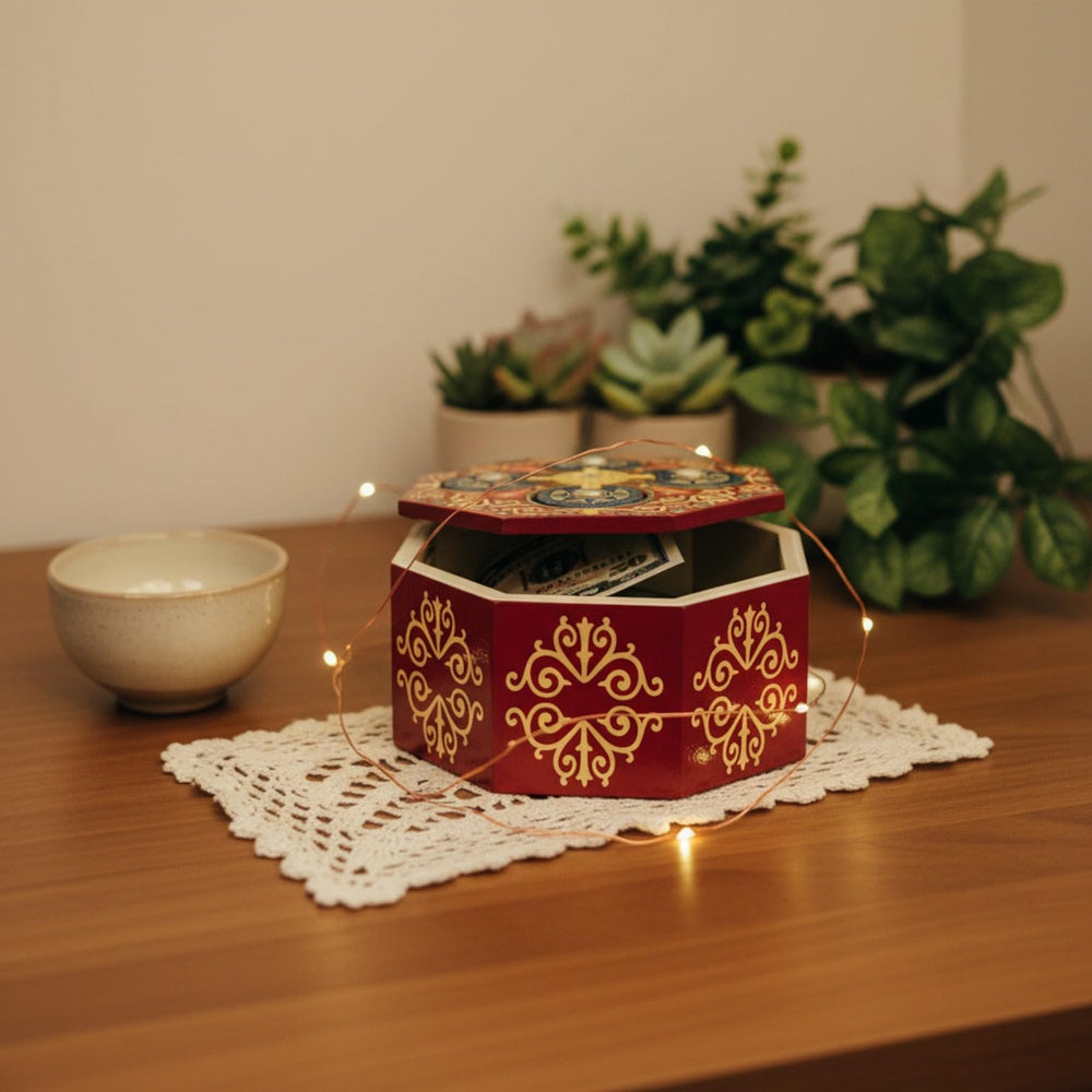Winshare box for graduations or holidays to intrigue recipients.