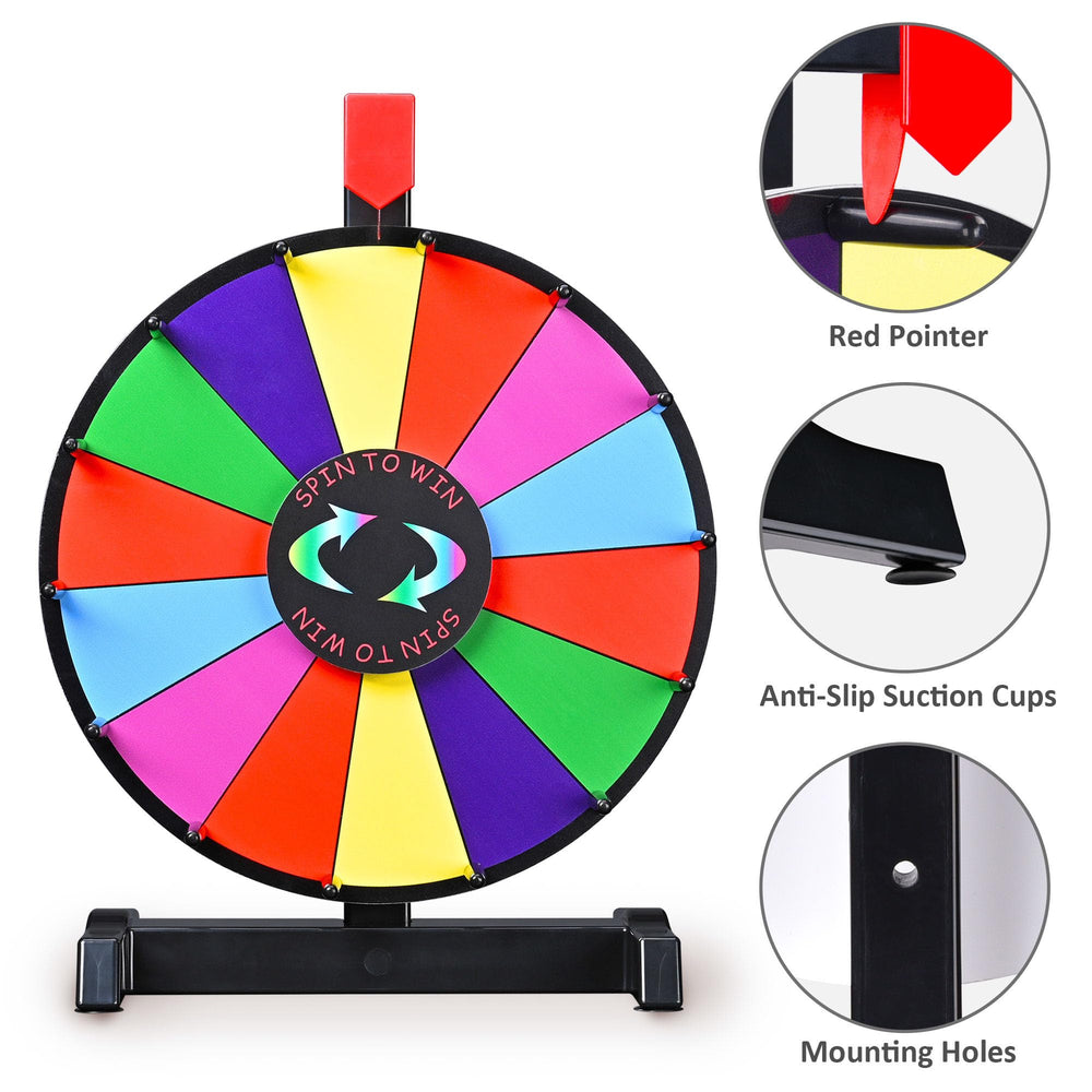 WinSpin detachable stand enables easy transport and compact storage.