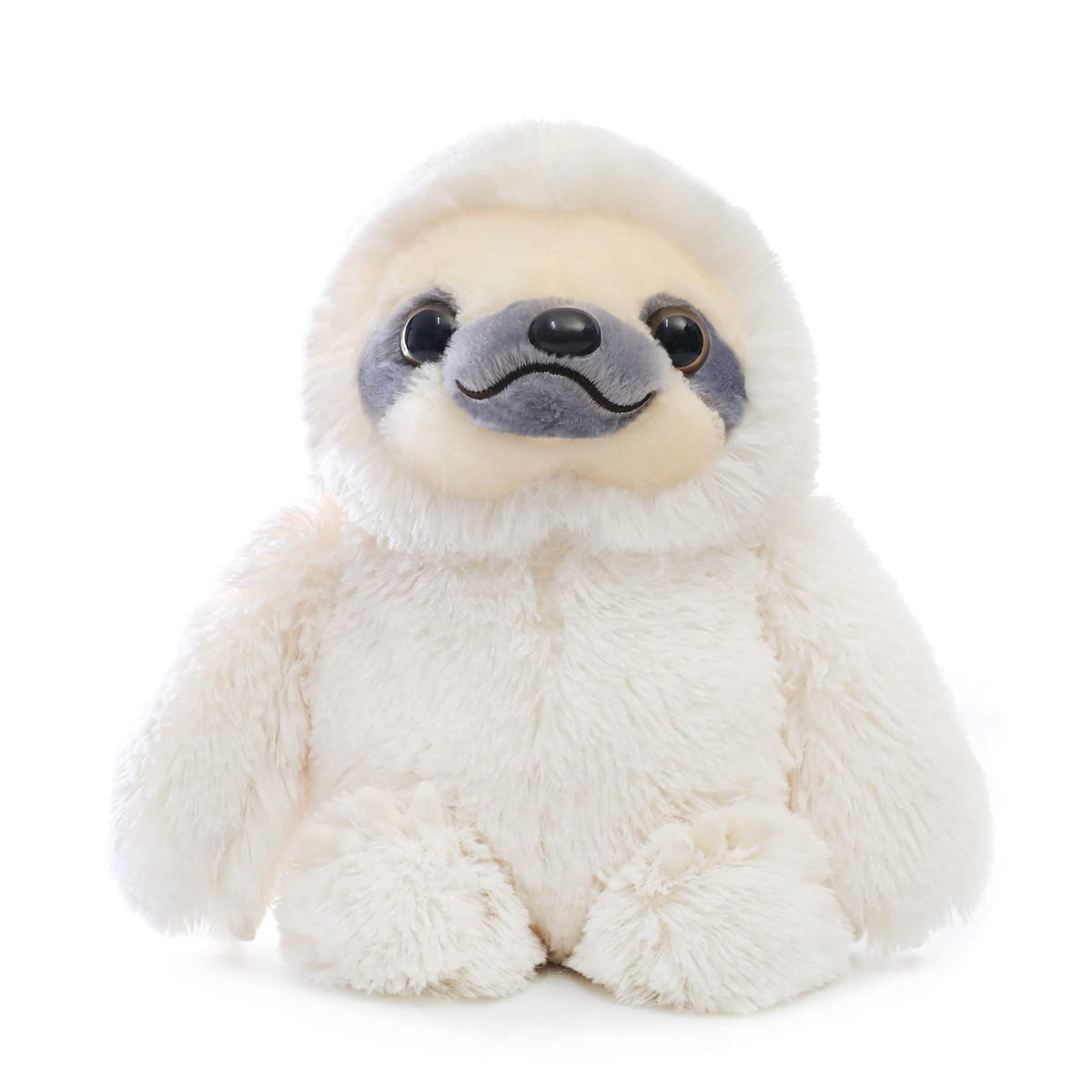 Winsterch Cute Sloth plush full-body ivory, perfect for cozy hugs.