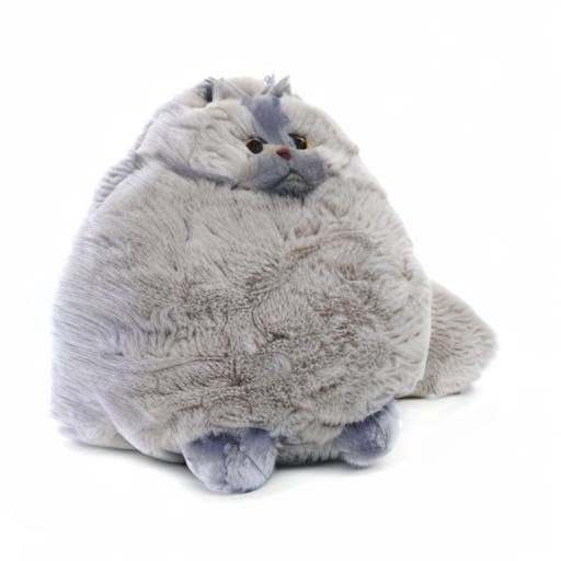Winsterch gray cat plush used during playtime for storytelling and cuddles