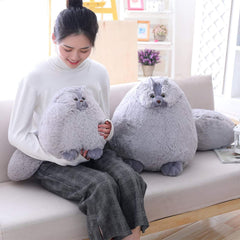 Winsterch kids large gray cat ears and plush face for gentle cuddles