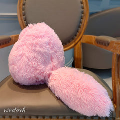 Winsterch pink cat plush detail highlighting premium materials