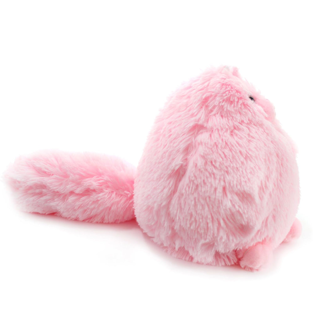 Winsterch pink cat plush with tiny eyes and nose for imaginative play