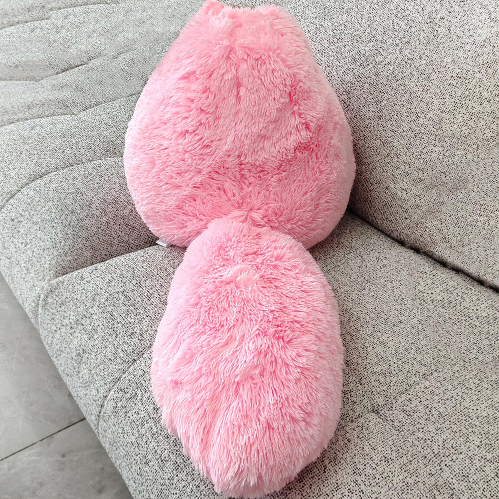 Winsterch plush cat pillow, decorative and cozy for bedrooms or living spaces