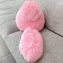 Winsterch plush cat pillow, decorative and cozy for bedrooms or living spaces