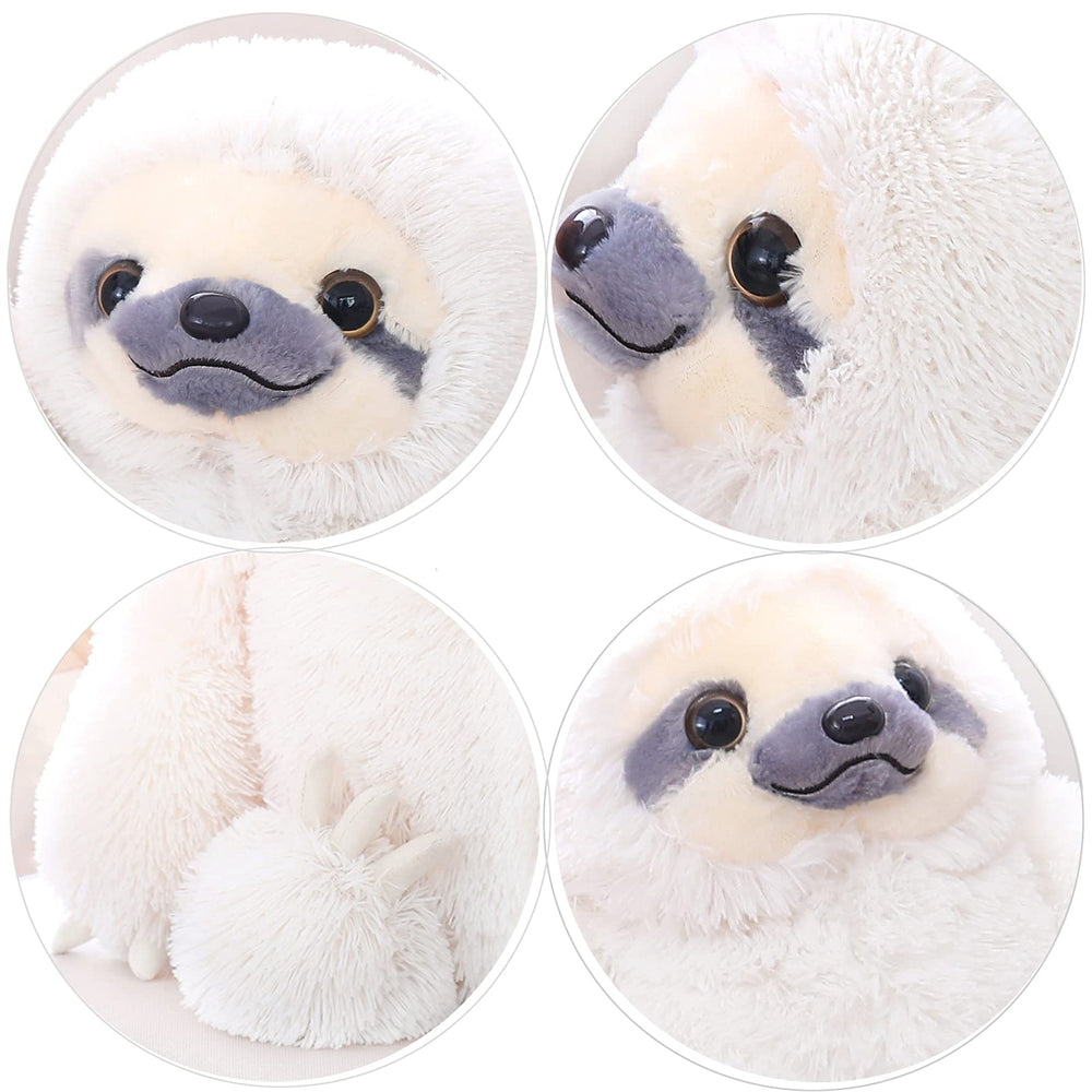 Winsterch sloth measures 15.7 inches, substantial cuddle buddy.