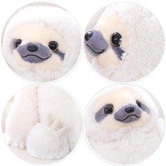 Winsterch sloth measures 15.7 inches, substantial cuddle buddy.