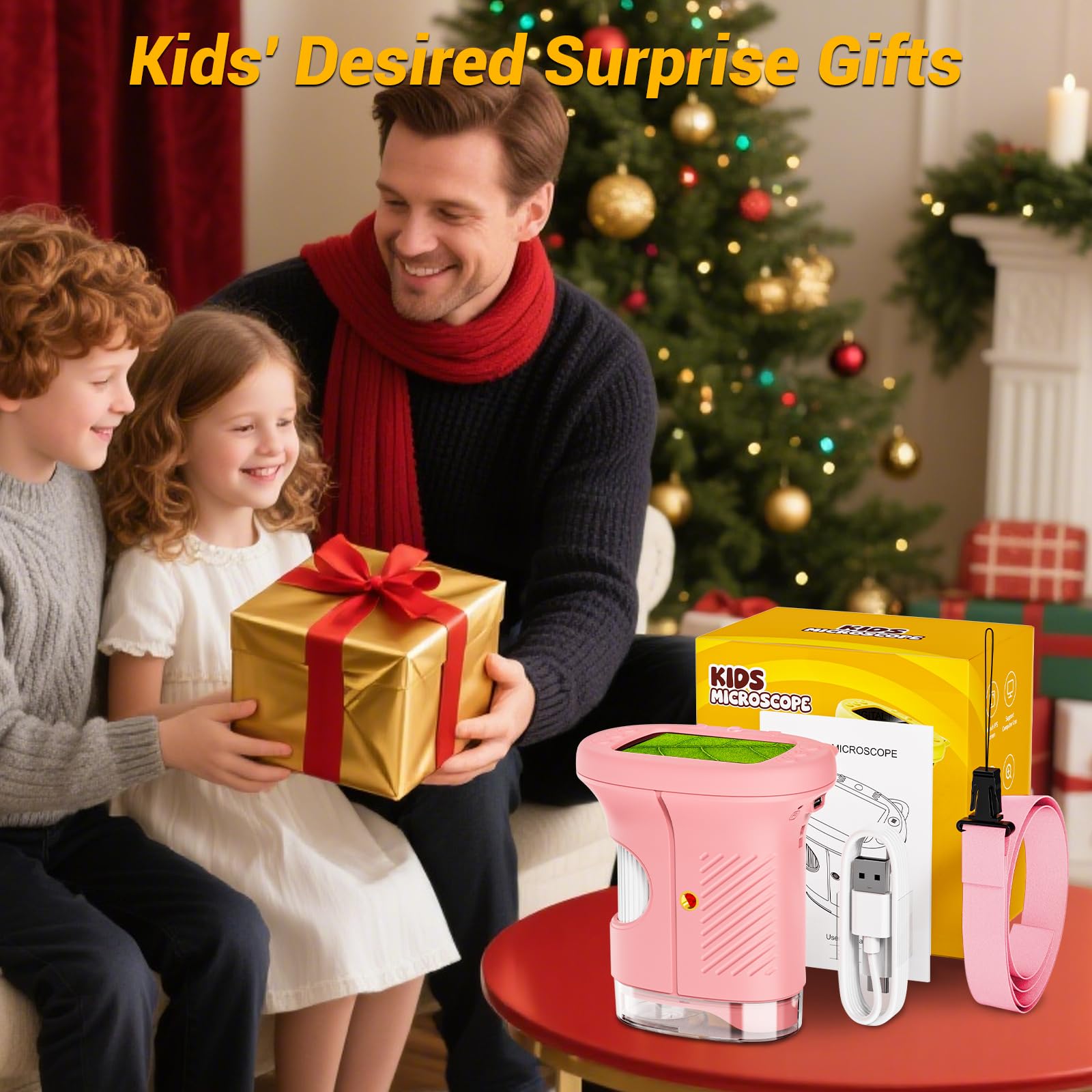 WINWEND gift-ready pink science toy inspires curious young minds.