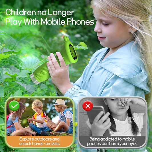 WINWEND kid-friendly microscope with LED lighting for bright images