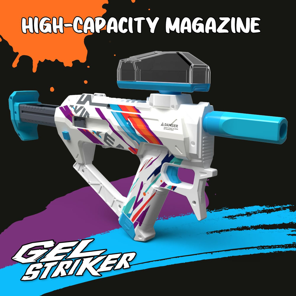 Winyea Tag Electric Crystal Splatter Blaster manual spring system in use