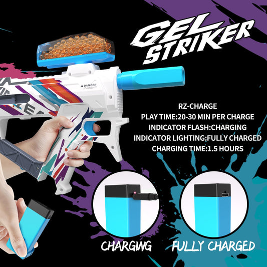 Winyea Tag electric gel ball blaster side view highlighting ergonomic grip and layout