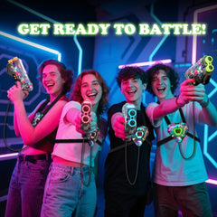 Winyea Tag laser tag mode laser gun used in intense combat scenarios.