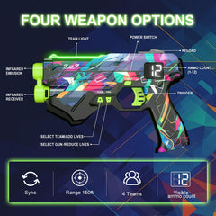Winyea Tag laser tag vest with full sync for real-time hits.