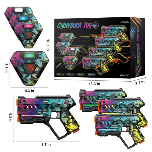 Winyea Tag laser vest with LED life indicator for clear team status.