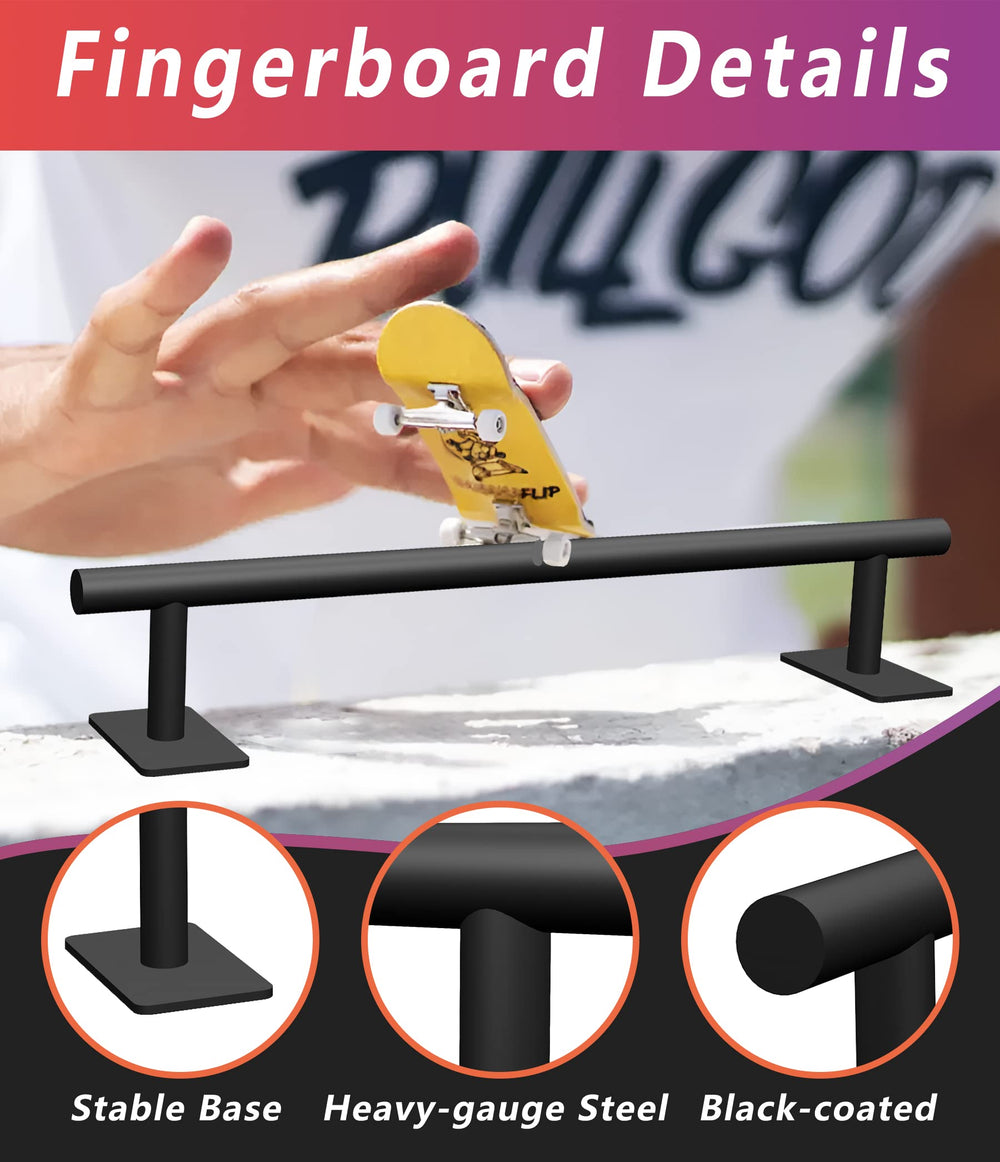 WIPHANY non-slip foam feet stabilize the rail on smooth desks.