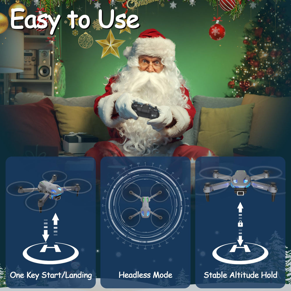 Wipkviey T28 dual batteries extend flight time.