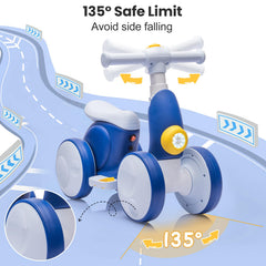 wiqins anti-slip soft handlebars and wide seat boost comfort during rides