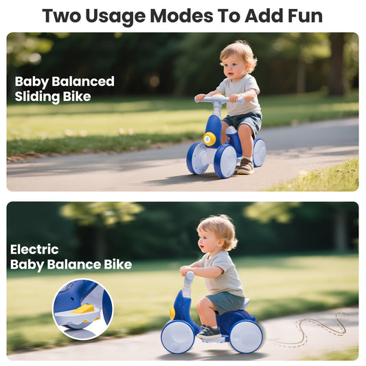 wiqins balance bike in child mode with remote control for parent-guided adventures