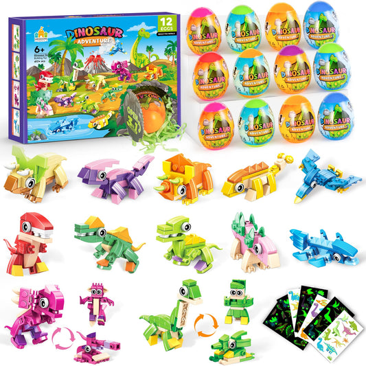 Wisdom Castle dinosaur eggs unboxing in a cave opening, ideal for party favors