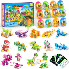 Wisdom Castle dinosaur eggs unboxing in a cave opening, ideal for party favors