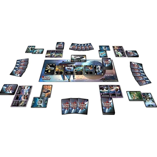 Wise Wizard Games Star Realms Boxed Set game board and pieces enable 2–4 player battlefield setup.