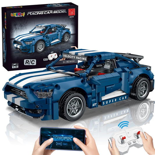 WISEPLAY model car kit during assembly promoting hands-on STEM learning.