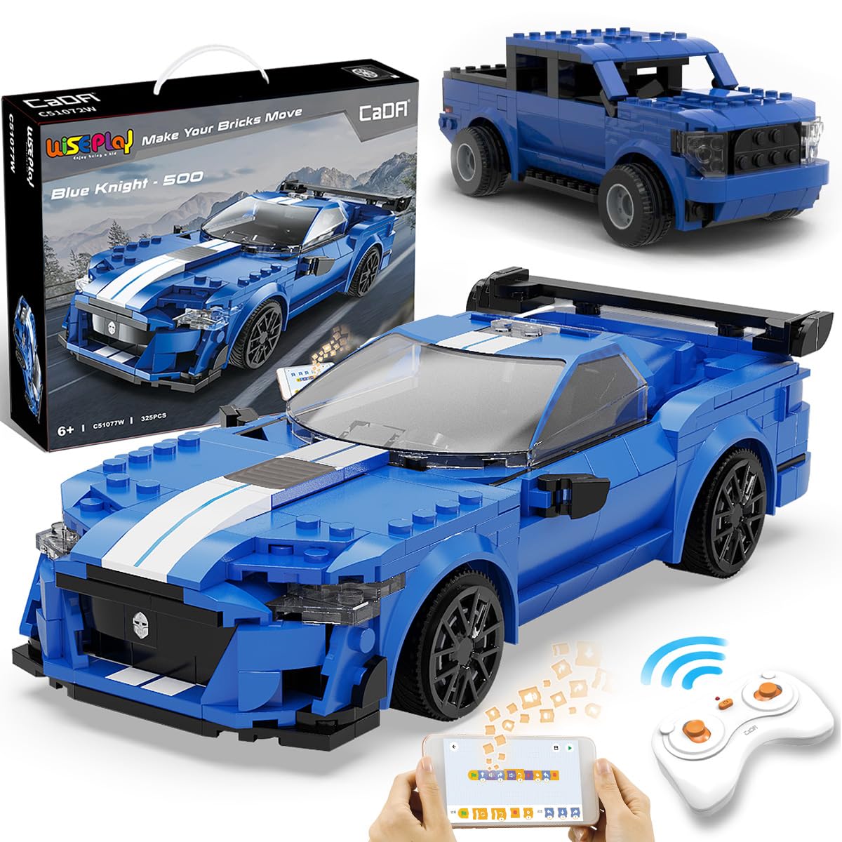 WisePlay RC Car Kit parts layout for easy start and planning