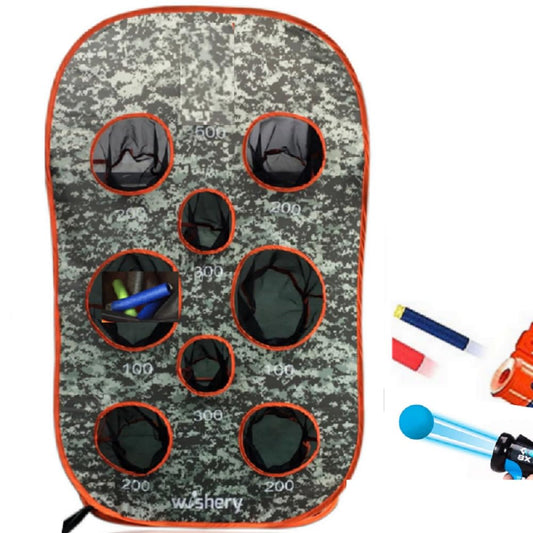 Wishery Kids Large Target stand-up design for quick Nerf setup.