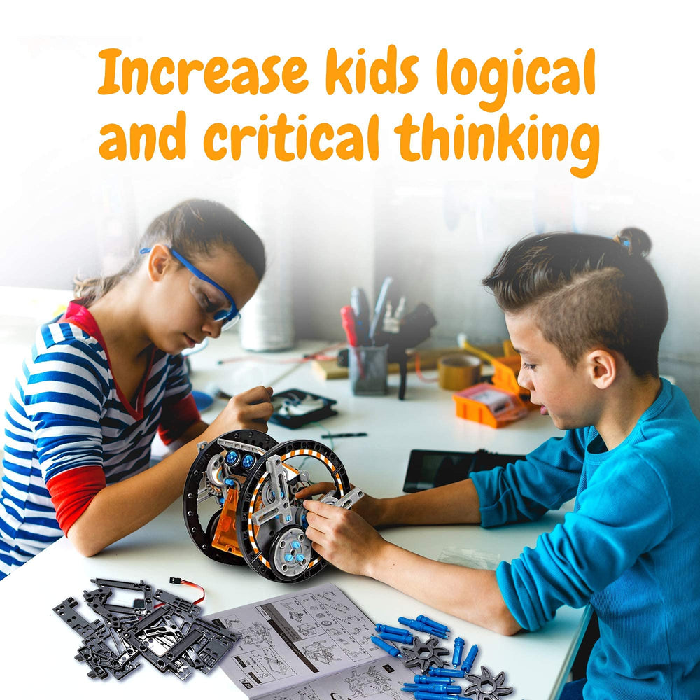 WISHKY TOYS ZombieBot-robot: imaginative STEM project for creative learning.