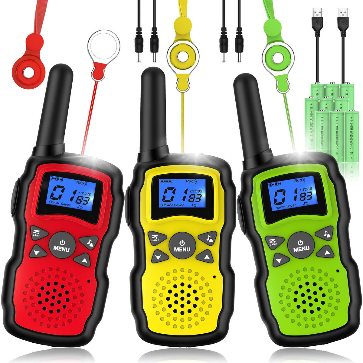 Wishouse Kids Walkie Talkies front view for outdoor communication