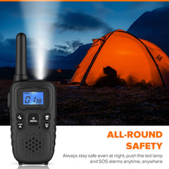 Wishouse M9 walkie talkies make a thoughtful gift for outdoor enthusiasts.