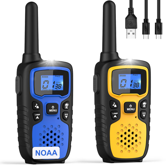 Wishouse walkie talkie for kids and adults in setup mode, easy family communication.