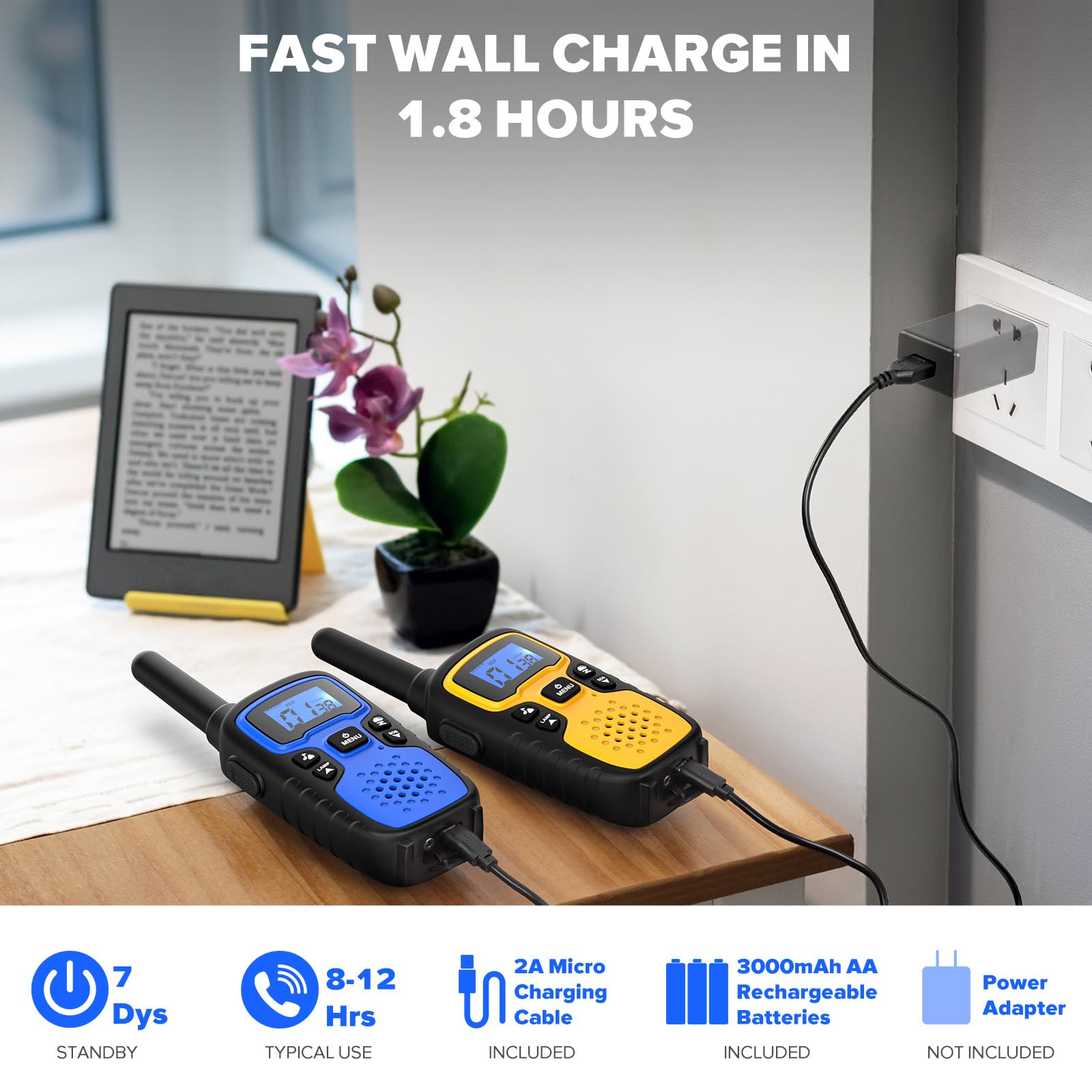 Wishouse VOX hands-free mode active, easy chat while outdoors.