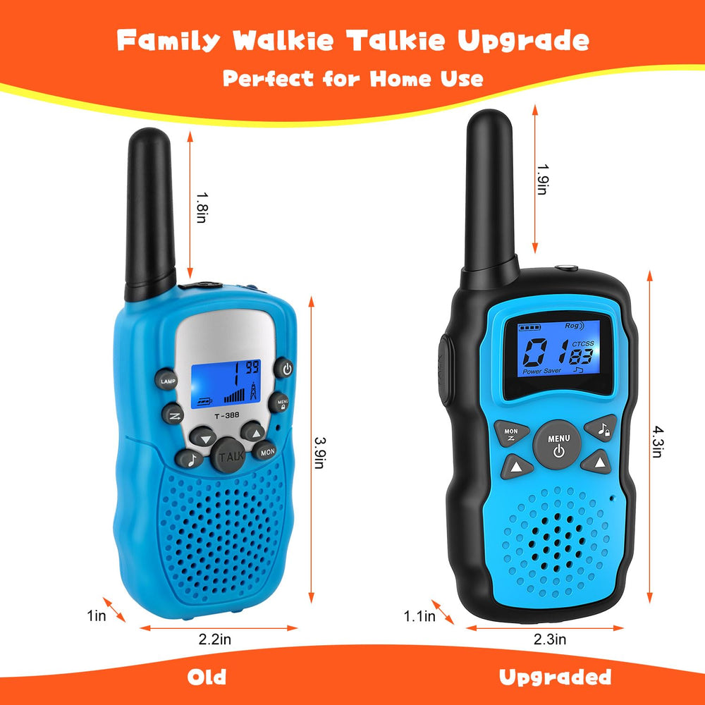 Wishouse walkie talkies offer adjustable volume for comfortable conversations