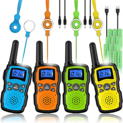 Wishouse walkie talkies front view with kid-friendly grip for easy outdoor play