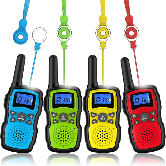 Wishouse walkie talkies front view, durable for family adventures.