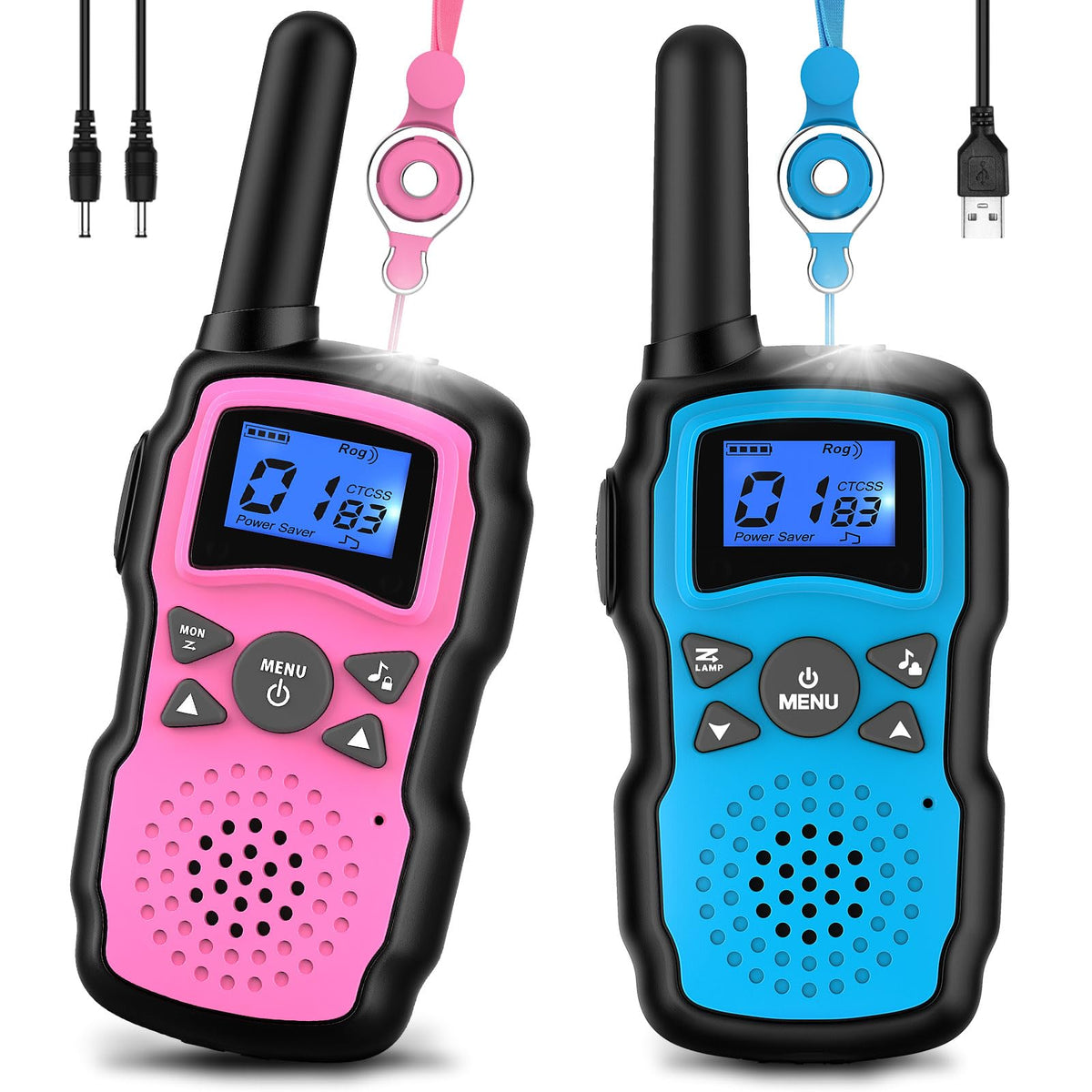 Wishouse kids walkie talkies with charging kit powering uninterrupted play