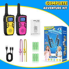 Wishouse walkie talkies include detachable lanyard for safe carrying.