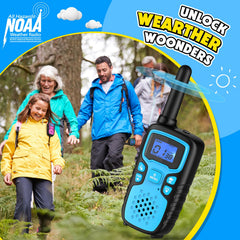 Wishouse Walkie Talkies with NOAA alerts keep families informed on weather.
