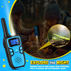 Wishouse Walkie Talkies VOX hands-free mode for active play.