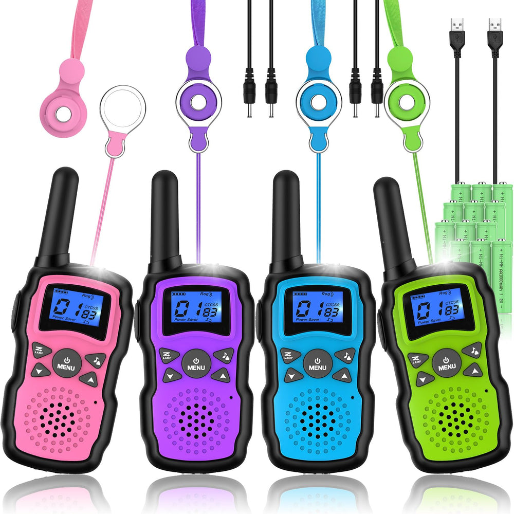 Wishouse walkie talkies recharge kit with cables for quick home charging