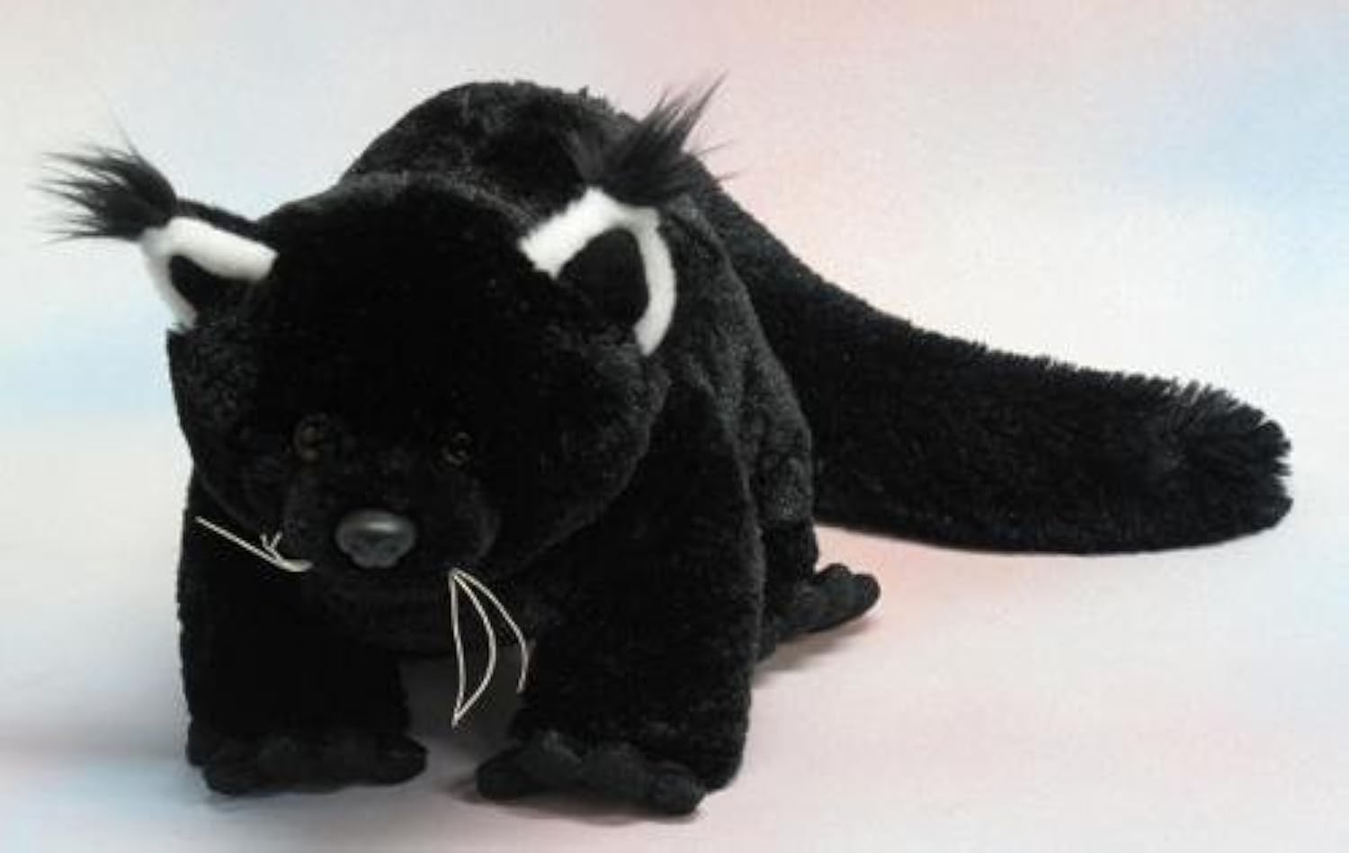 Wishpets Binturong plush toy, soft and huggable companion for kids on trips or at home.