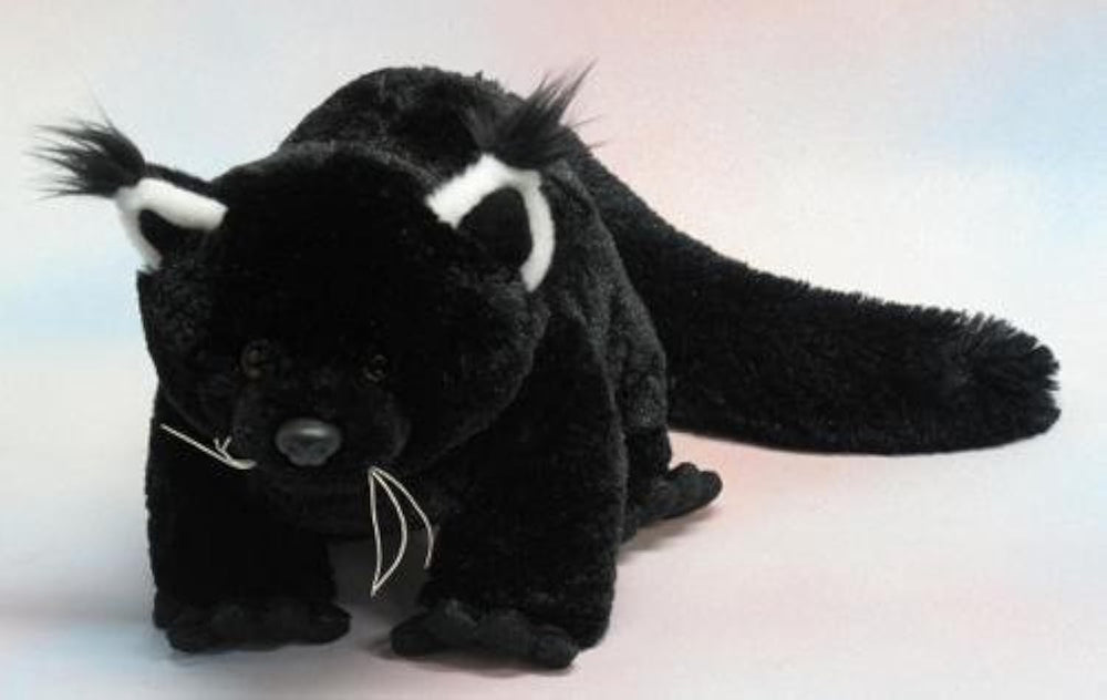 Wishpets Binturong plush toy, soft and huggable companion for kids on trips or at home.