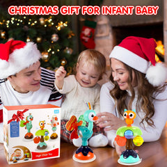 WITALENT bath-time friendly rattle for toddlers during travel and play.