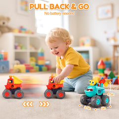 WITALENT monster truck excavator image highlights vivid hues for imaginative construction play
